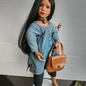 Theresa and Tino porcelain dolls by Renate Hockh